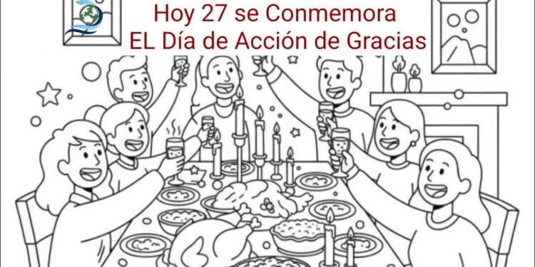 Hoy 27 de noviembre se conmemora «EL Dia de Acción de Gracias»una tradición profundamente arraigada en Estados Unidos.