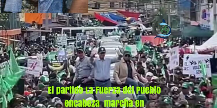 Santo Domingo El Partido»La Fuerza del Pueblo» Encabeza  Marcha, en reclamo por la inseguridad y los altos precios