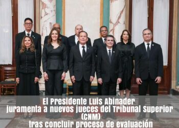 El Presidente Luis Abinader juramenta a nuevos jueces del Tribunal Superior (CNM) tras concluir proceso de evaluación