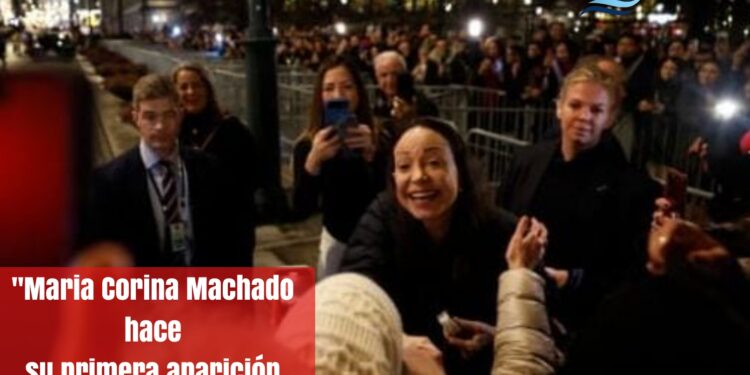 «Maria Corina Machado hace su primera aparición pública»