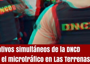 Operativos simultáneos de la DNCD sacuden el microtráfico en Las Terrenas