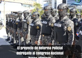 Proyecto de Reforma Policial, entregado al Congreso Nacional, busca eliminar la vieja práctica de los llamados “policías prestados”