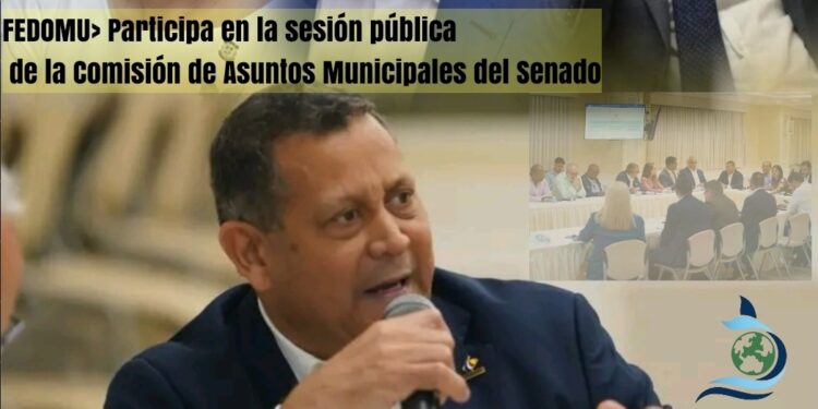 FEDOMU. Participa en la sesión pública de la Comisión de Asuntos Municipales del Senado