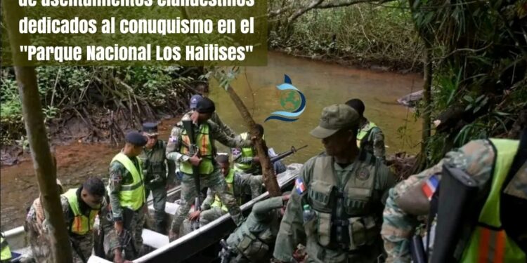 Desmantela ocupaciones ilegales de  asentamientos clandestinos dedicados al conuquismo en el «Parque Nacional Los Haitises»