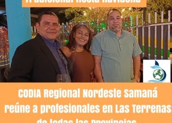 Tradicional Fiesta Navideña del CODIA Regional Nordeste Samaná reúne a profesionales en Las Terrenas de todas las Provincias