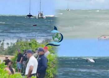 Un bote se hundió este miércoles en la zona de Punta Popi, en Las Terrenas, sin que se registraran pérdidas humanas que lamentar.