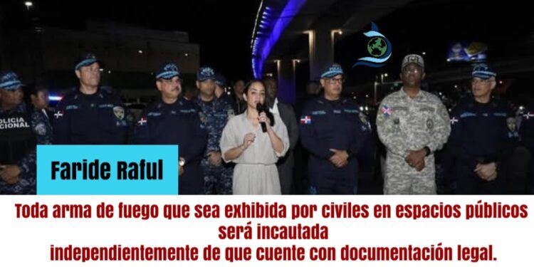 Toda arma de fuego que sea exhibida por civiles en espacios públicos será incautada, independientemente de que cuente con documentación legal
