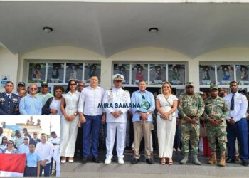 Autoridades de Samaná conmemoran natalicio de Juan Pablo Duarte con actos patrióticos