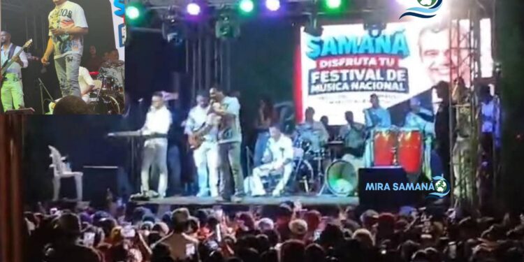 Samaná cierra por todo lo alto su primer Festival de Música Nacional con Frank Reyes
