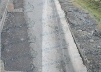 Avanza la construcción de aceras y contenes en La Pascuala, Arroyo Barril