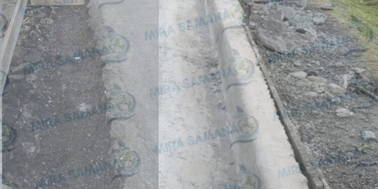 Avanza la construcción de aceras y contenes en La Pascuala, Arroyo Barril