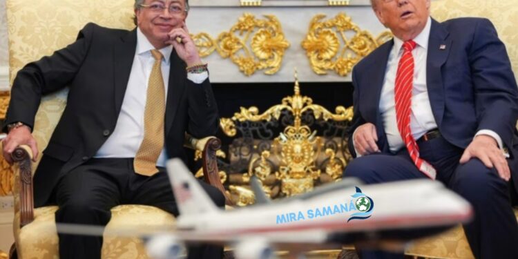 Trump y Petro se reúnen en la Casa Blanca tras meses de tensiones diplomáticas