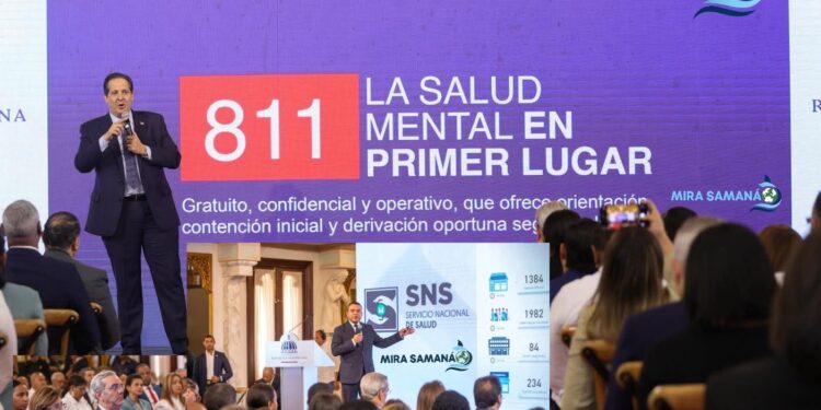 El presidente Abinader presenta plan integral de salud mental con aumento de camas y atención gratuita 811