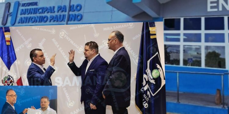 Nuevo director asume el Hospital Municipal de Las Terrenas tras juramentación del SNS