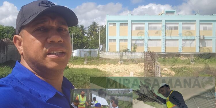 En Sánchez. Infraestructura Escolar acelera trabajos para integrar la Escuela Villa Liberación al próximo año escolar