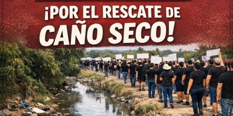 Gran marcha pacífica por el rescate del río Caño Seco en Las Terrenas