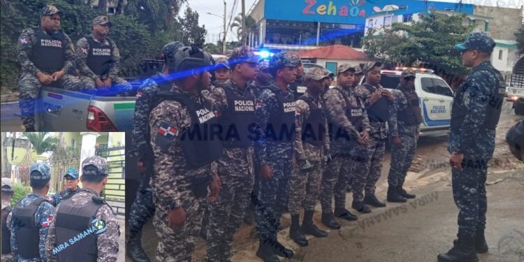 Autoridades mantienen despliegue preventivo ante marcha pacífica convocada en Las Terrenas
