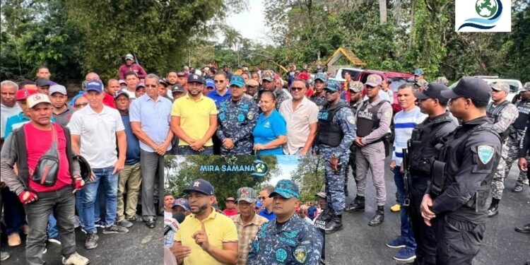 Protesta pacífica por carretera inconclusa moviliza a comunitarios en Arroyo al Medio