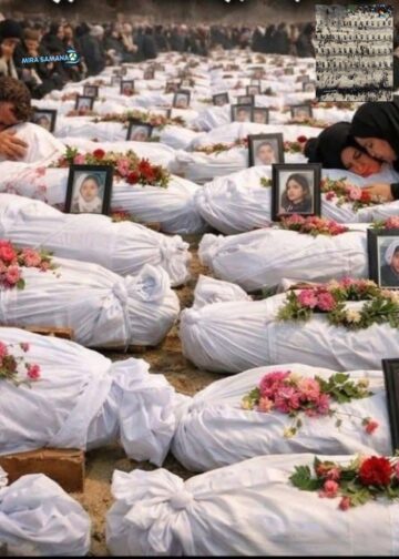 Irán despide a más de 160 niñas víctimas de los primeros ataques