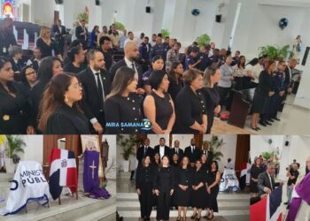 Celebran en Samaná el Día Nacional del Ministerio Público con misa de acción de gracias