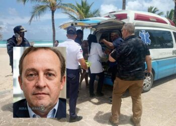 Turísta facellece al ser arrastrado por oleaje en playa de Bávaro