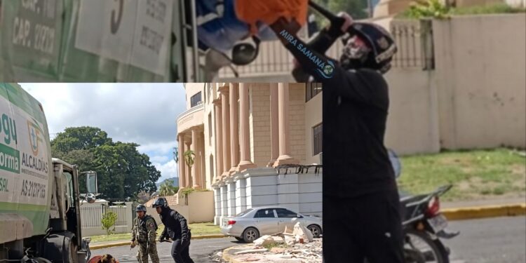 Fallece chofer tras ser atacado por una turba dentro del Palacio de Justicia de Santiago