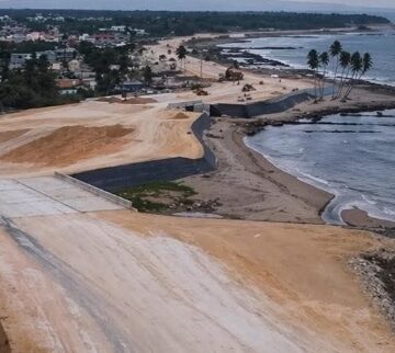 Malecón de Nagua entra en fase clave y se acerca al asfaltado de su vía principal
