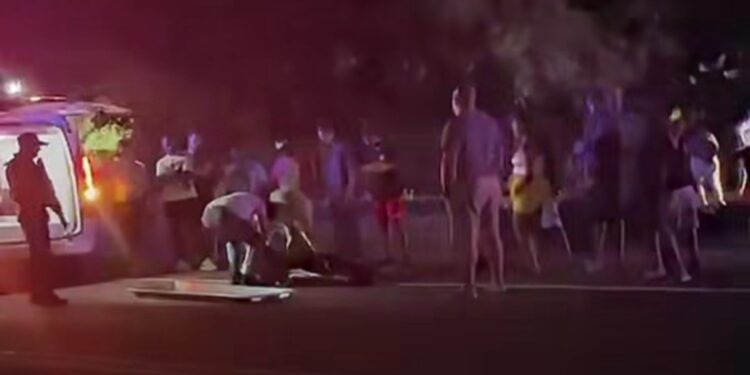Accidente en el Boulevard de Cosón, Las Terrenas, daja un fallecido