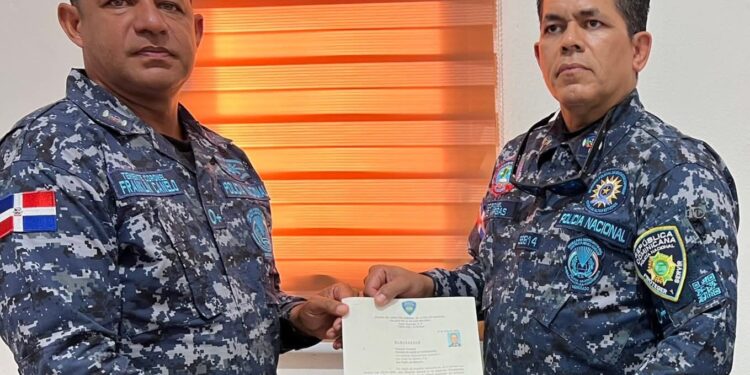 Franklin Canelo Hernández es nombrado nuevo comandante policial en Nagua