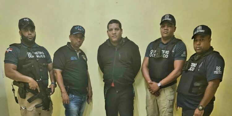 Arrestan a Wilkin García Peguero durante operativo en el Distrito Nacional