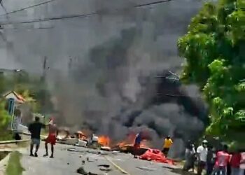 Juana Vicenta, Samaná, exige justicia y liberación de detenido por la DNCD