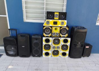 Bocinas  ocupadas por denuncias de contaminación sonora este fin de semana en Las Terrenas